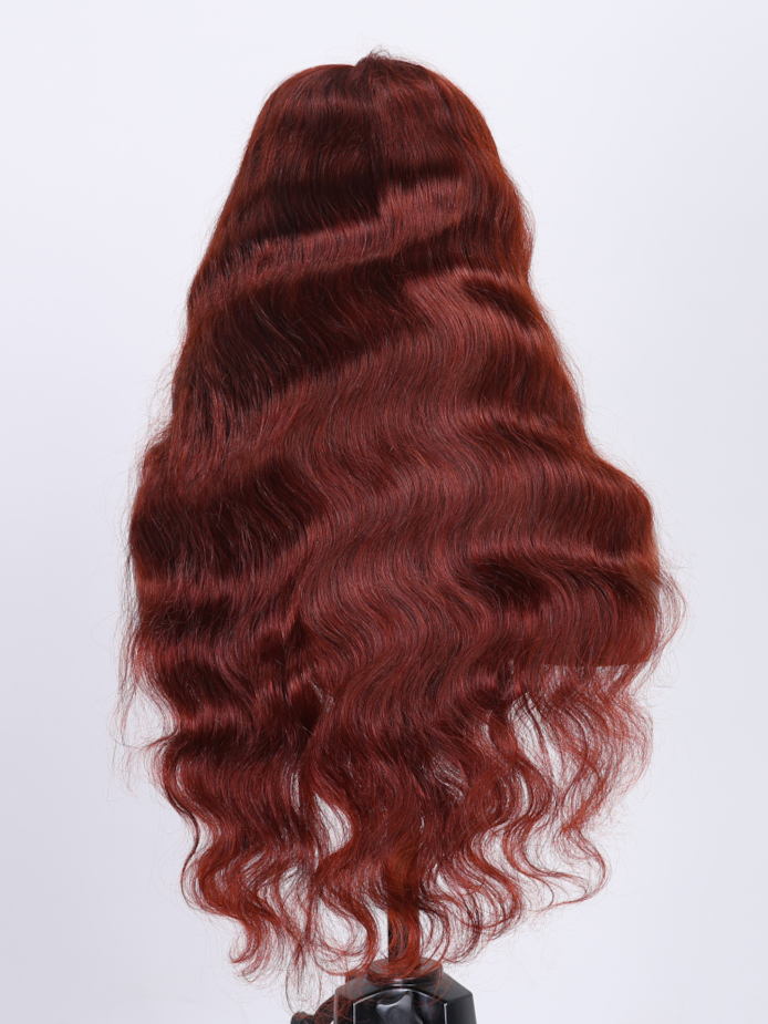 SLEEK Glueless Reddish Brown Body Wave Wig- PRE EVERYTHING.